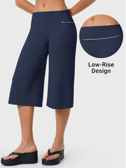Yeoreo Nyree 21" Low Rise Wide Leg Capri Pants
