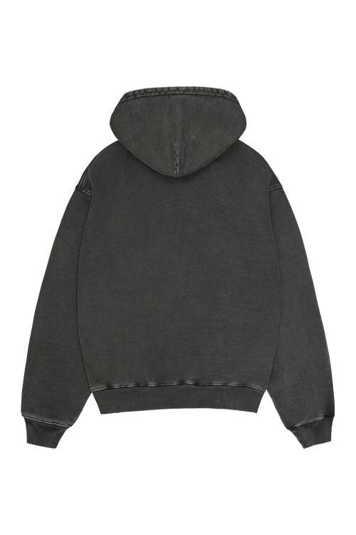 Broken Planet Basics Washed Soot Black Hoodie