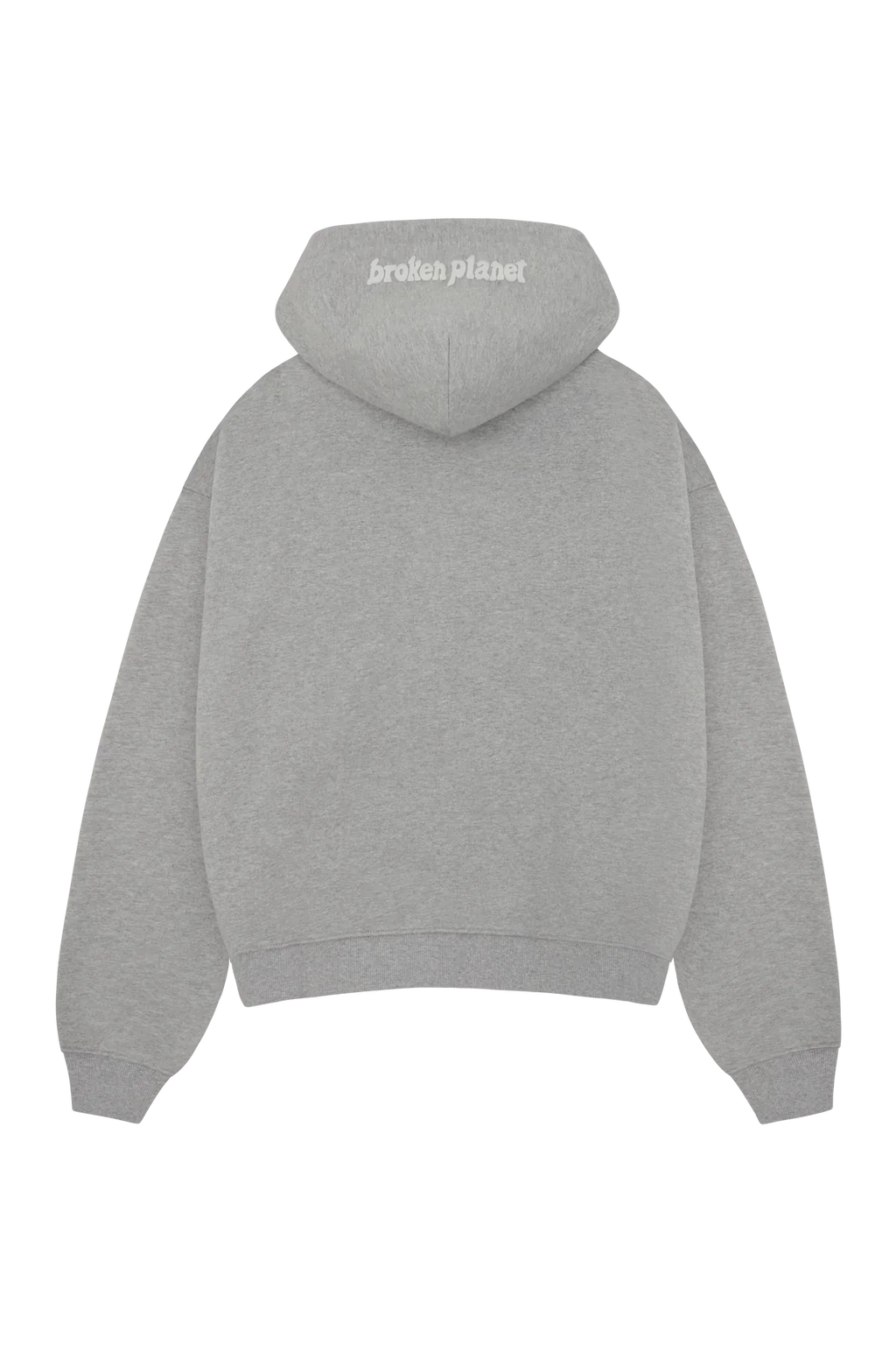 Broken Planet Market Heather Grey Zip Up Hoodie