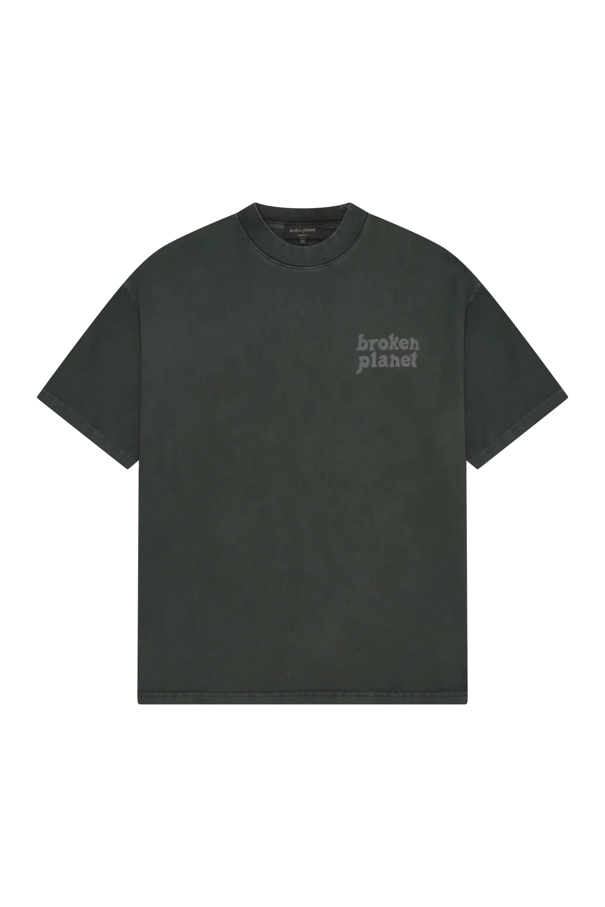 Broken Planet Market Basics Washed Soot T Shirt