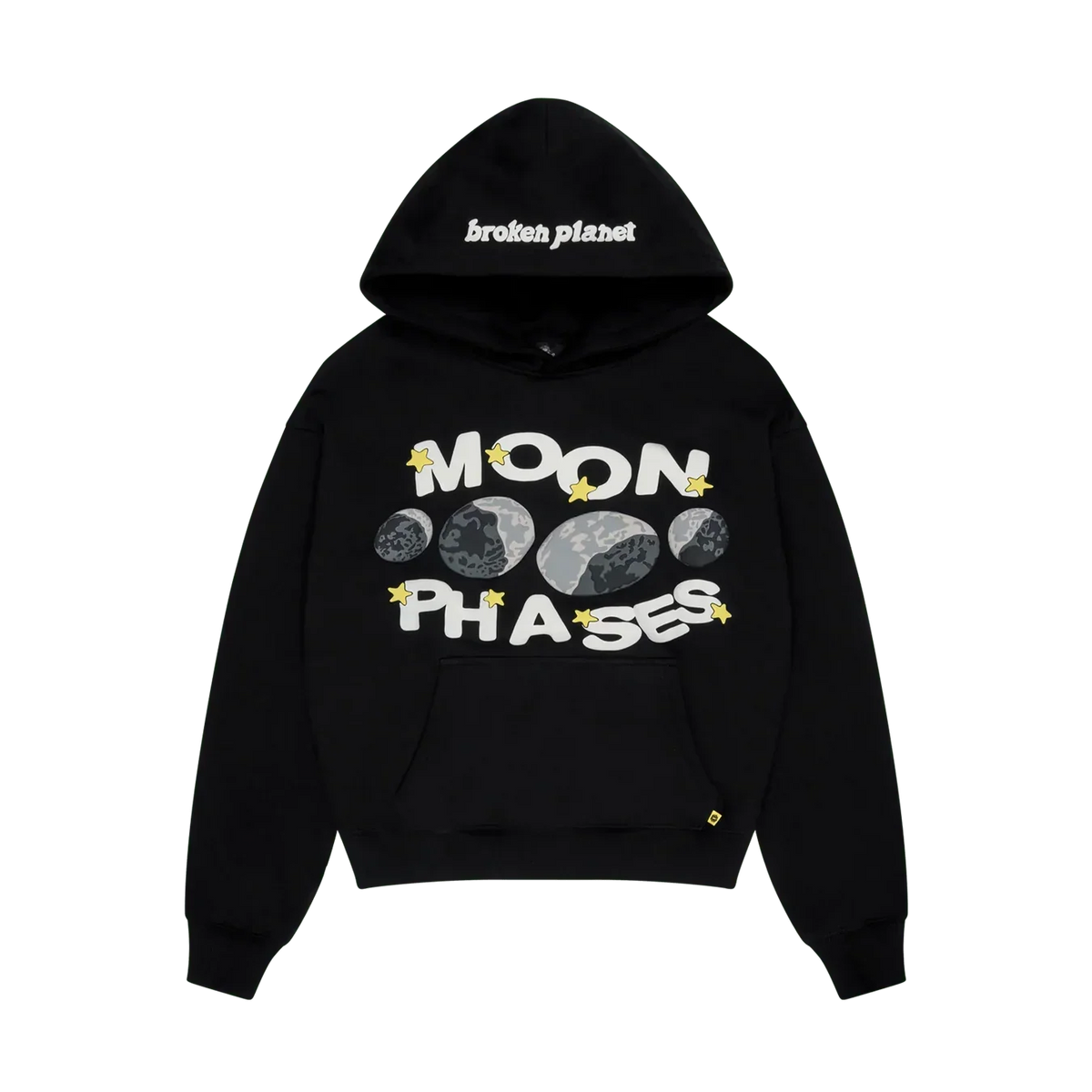 Broken Planet Hoodie Moon Phases Midnight Black