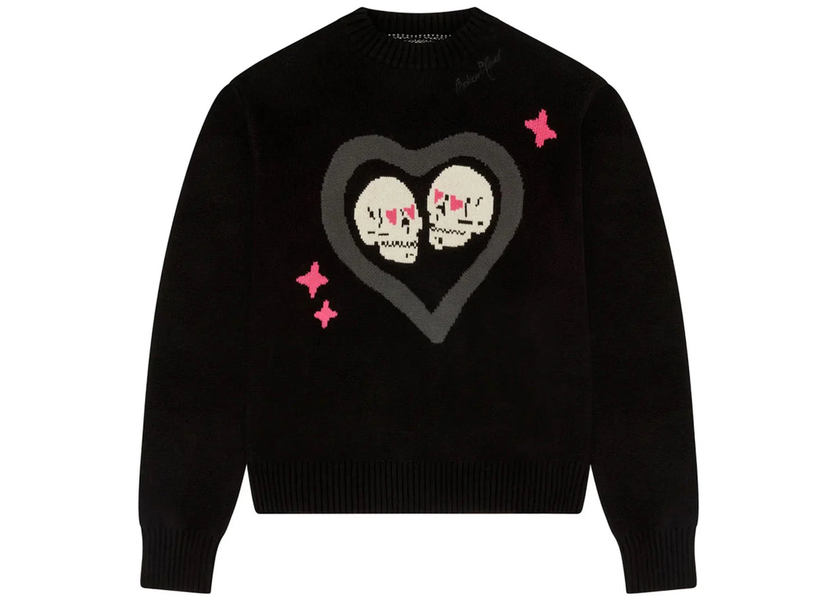 Broken Planet Market Knit Sweater Hearts Are Made To Be Broken