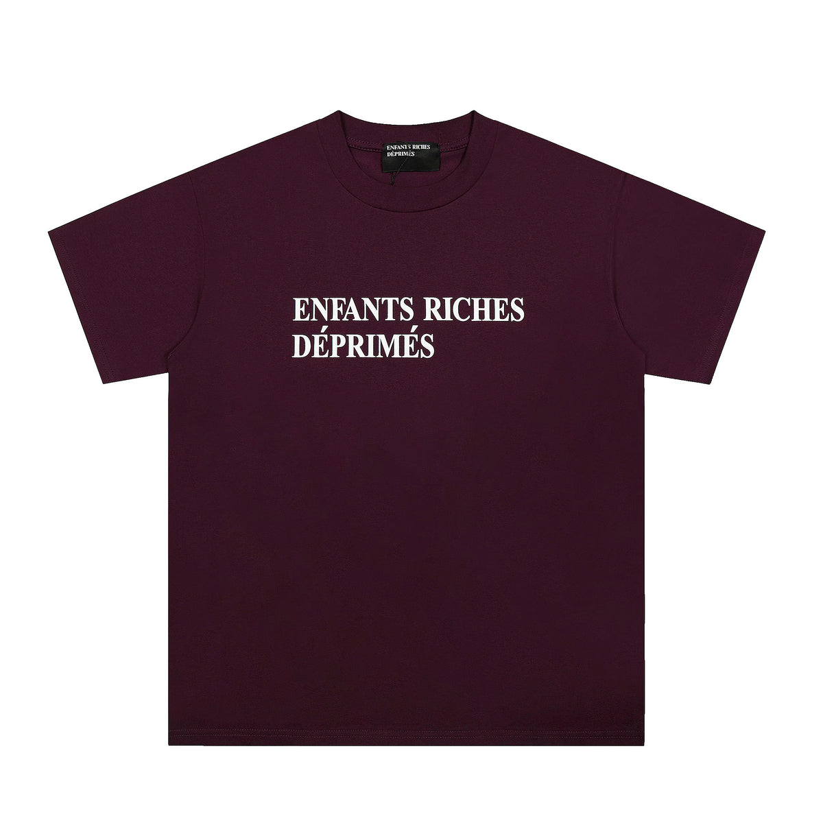 Enfants Riches Déprimés Classic Logo T-Shirt - Burgundy