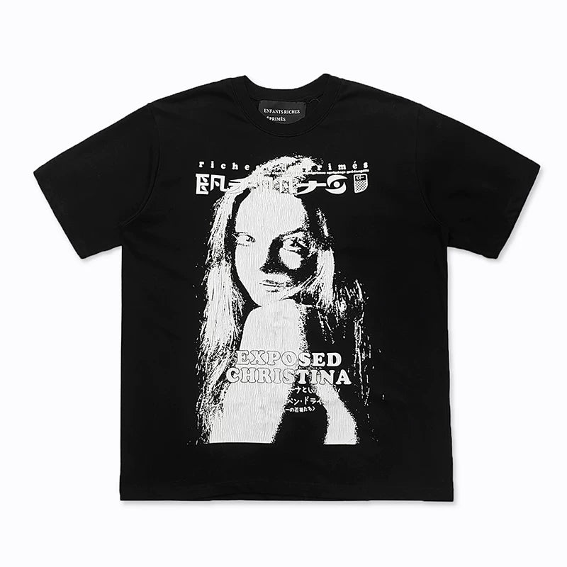 Enfants Riches Déprimés "Exposed Christina" Portrait T-Shirt - Black