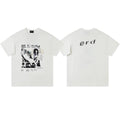 Enfants Riches Déprimés "Be Careful" Collage & Italic Back Logo T-Shirt - Cream