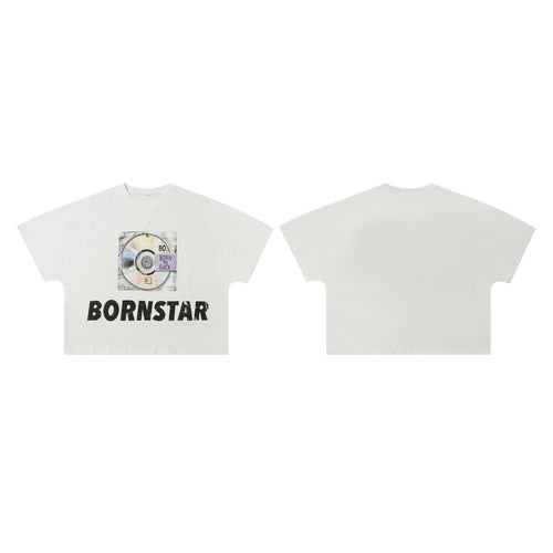 Billionaire Studios Cassette Tape & "BORNSTAR" T-Shirt - White