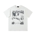 Enfants Riches Déprimés Armed Figure & Vintage Print T-Shirt - Cream