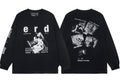 Enfants Riches Déprimés "e r d" Collage Long-Sleeve  - Black