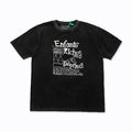 Enfants Riches Déprimés Hand-Drawn Typography & Bottle Illustration T-Shirt - Black