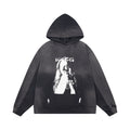 Enfants Riches Déprimés Tie-Dye Portrait Graphic Hoodie - Washed Black