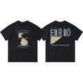 Enfants Riches Déprimés Partial Eye Graphic & Large "E[II]R[I]D" Back T-Shirt - Black