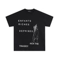 Enfants Riches Déprimés "Kick The Tragedy" Stacked Typography T-Shirt - Black
