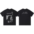 Enfants Riches Déprimés Hebrew Typography & Portrait T-Shirt - Black