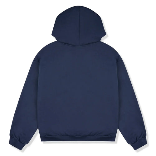 Broken Planet Market Deep Navy Zip Up Hoodie