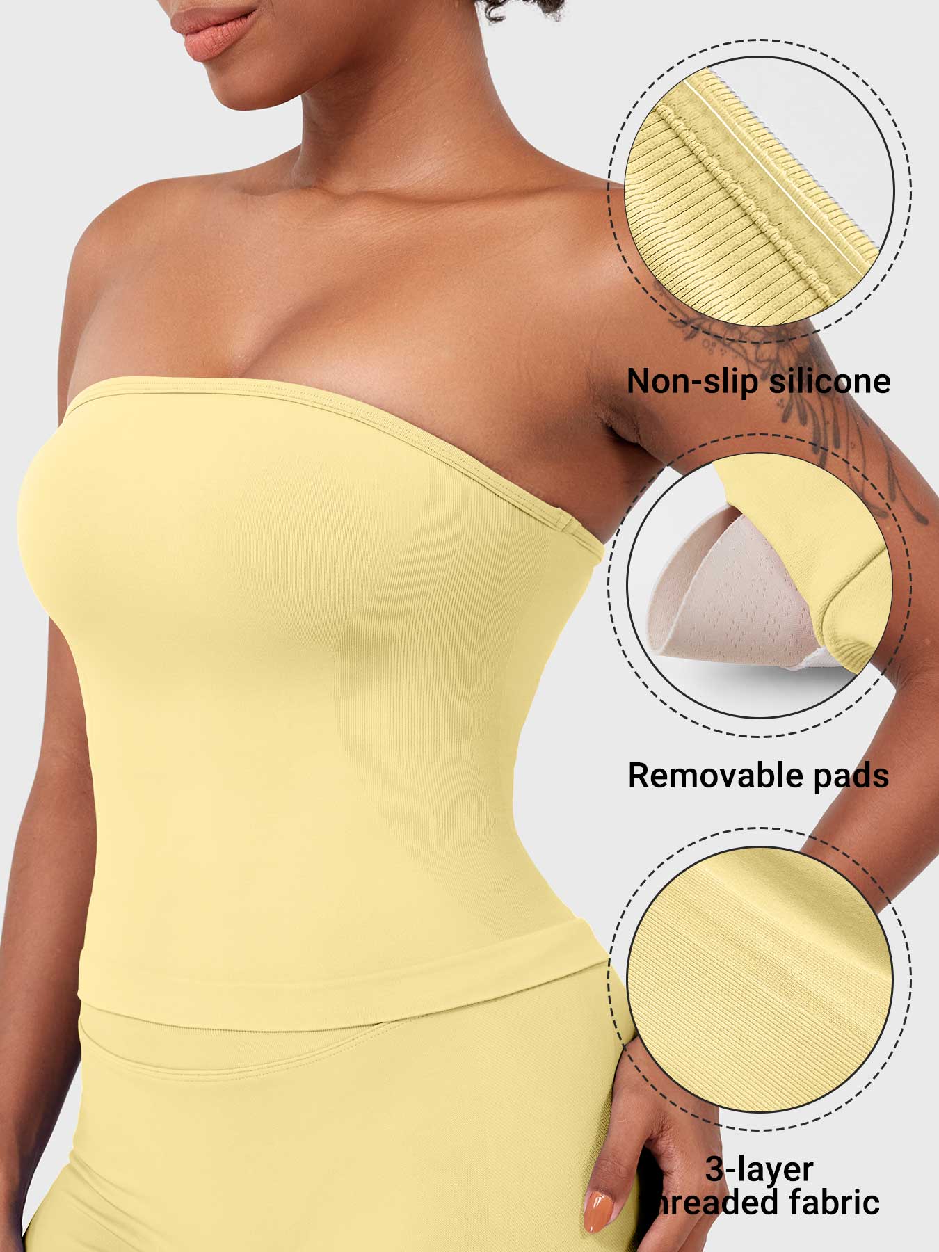 Yeoreo Zannie Seamless Tube Top