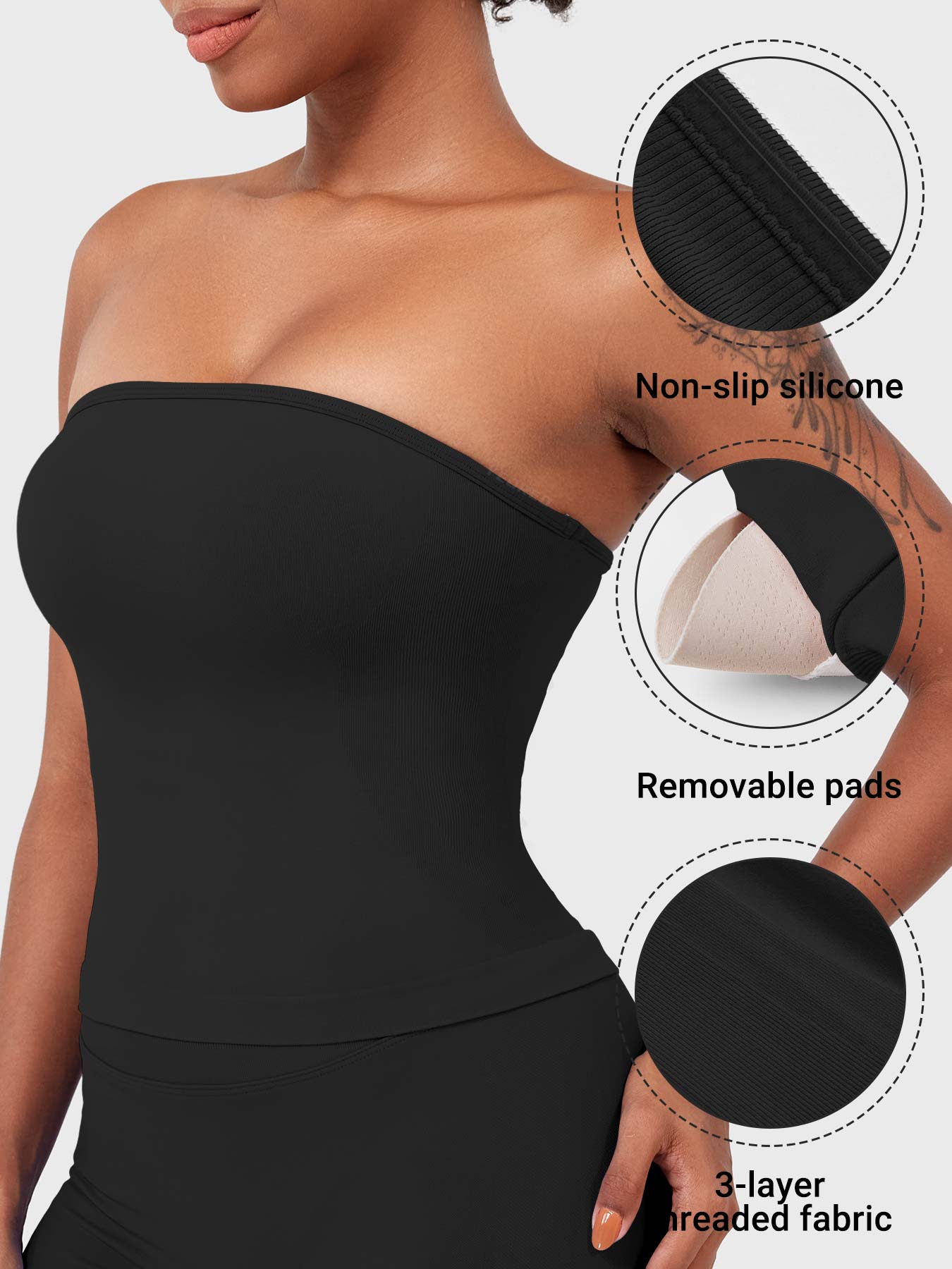 Yeoreo Zannie Seamless Tube Top