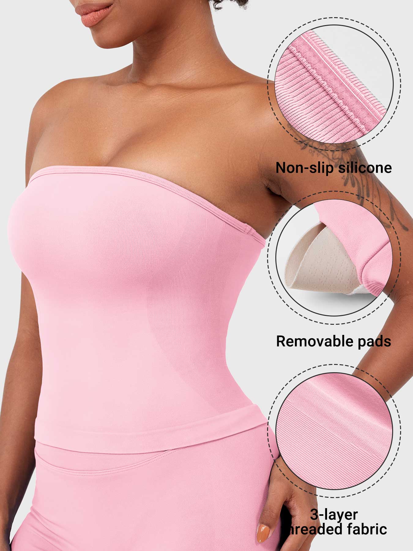 Yeoreo Zannie Seamless Tube Top