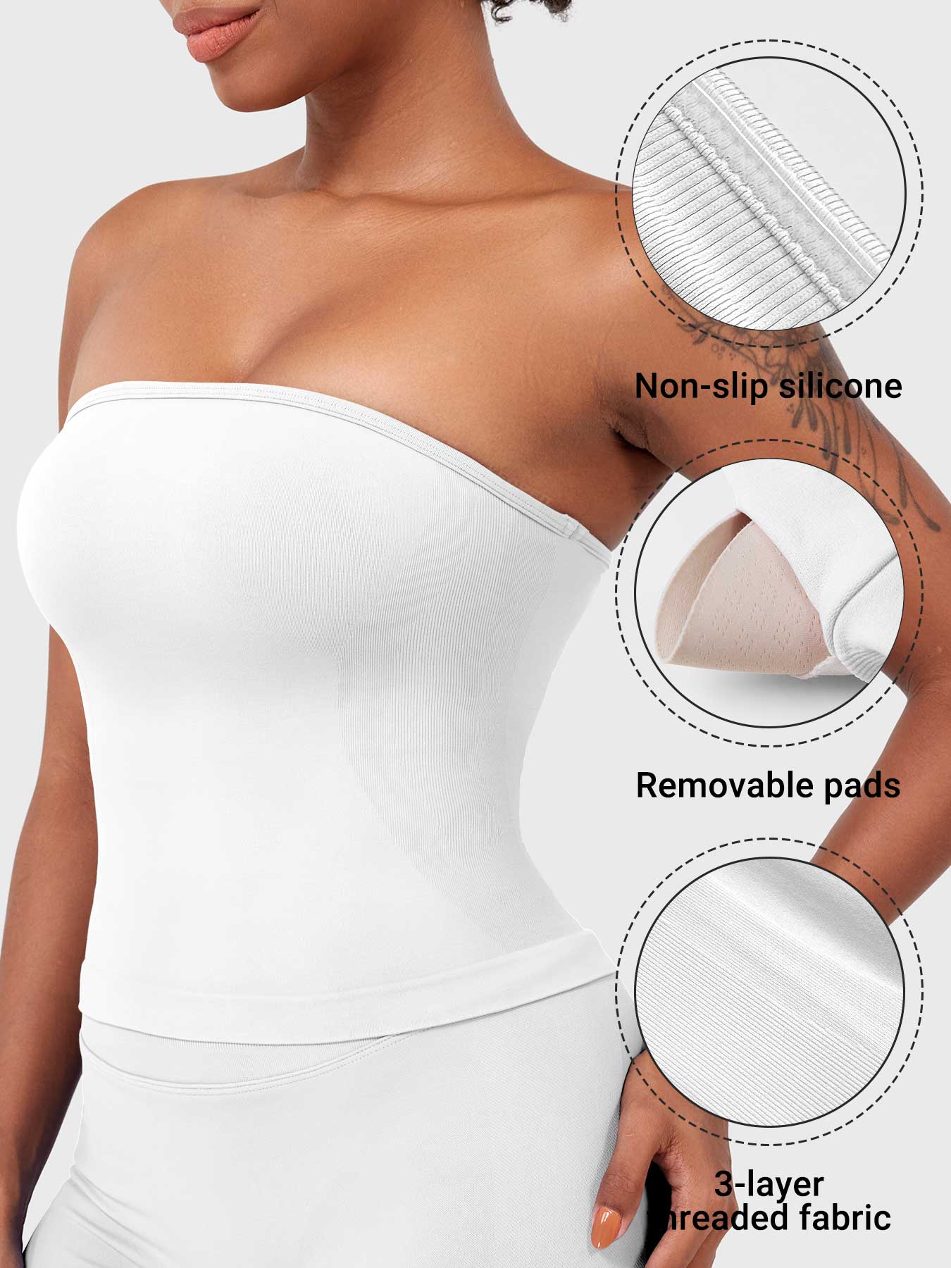 Yeoreo Zannie Seamless Tube Top