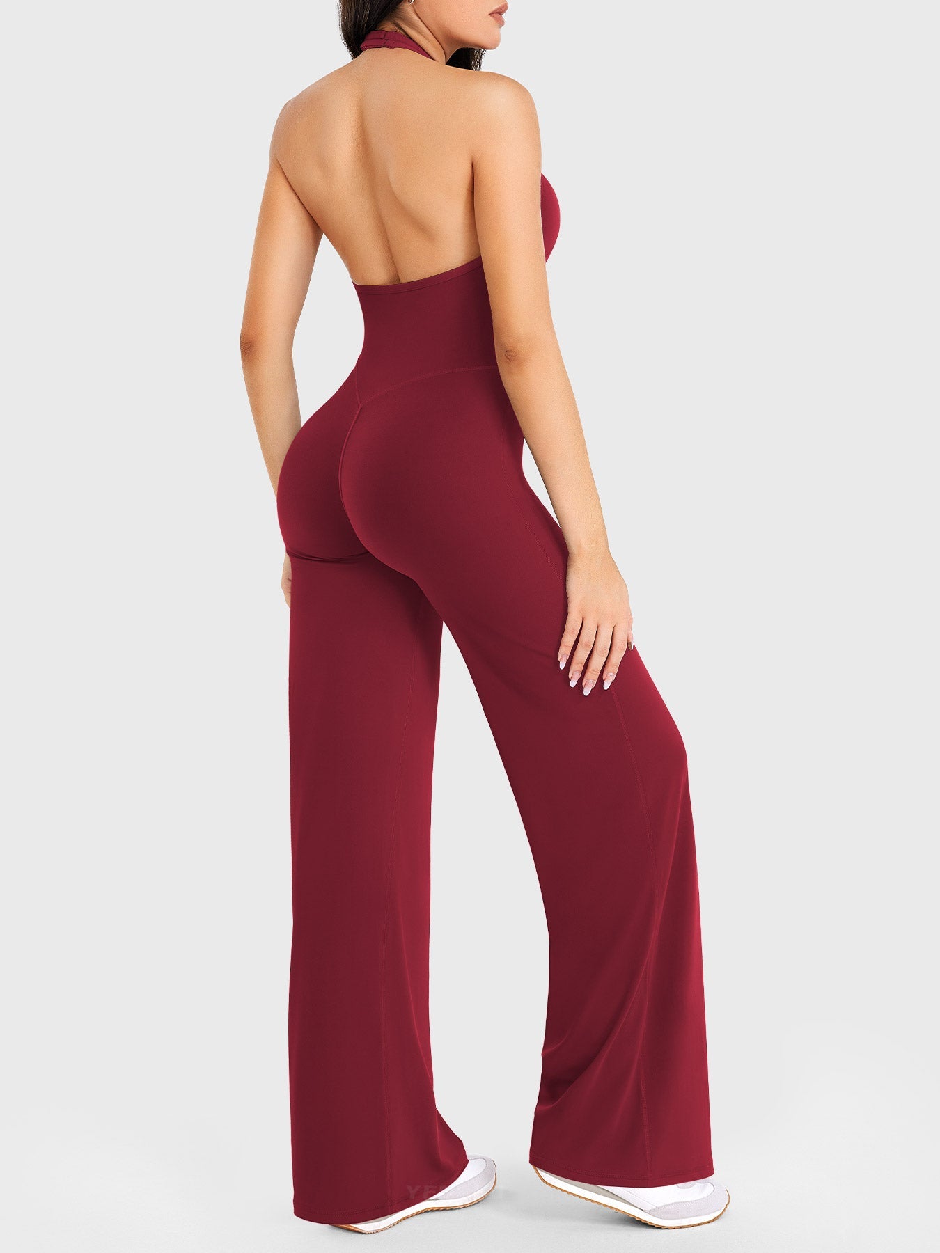 Yeoreo Cathylie Halter Straight Leg Jumpsuit