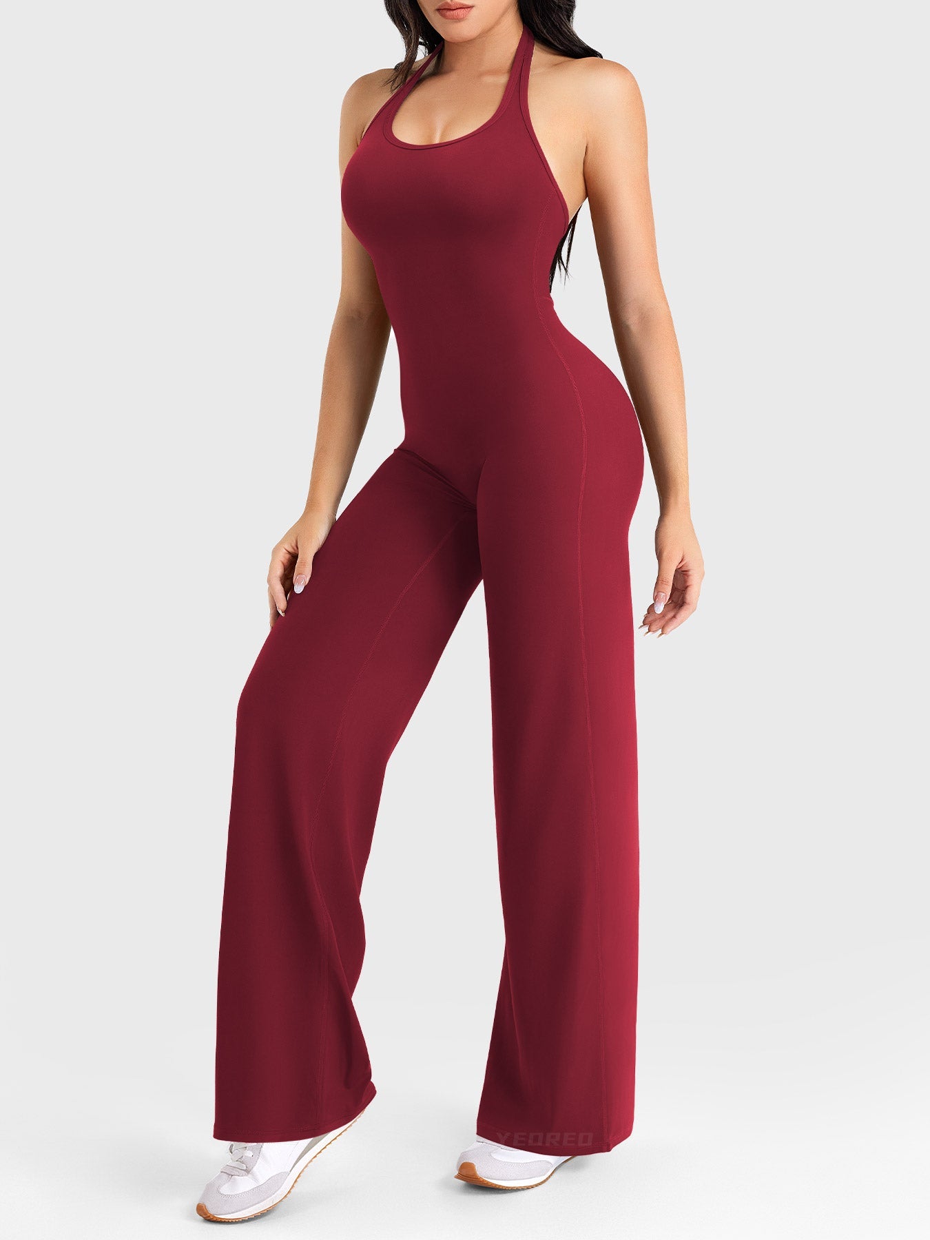 Yeoreo Cathylie Halter Straight Leg Jumpsuit