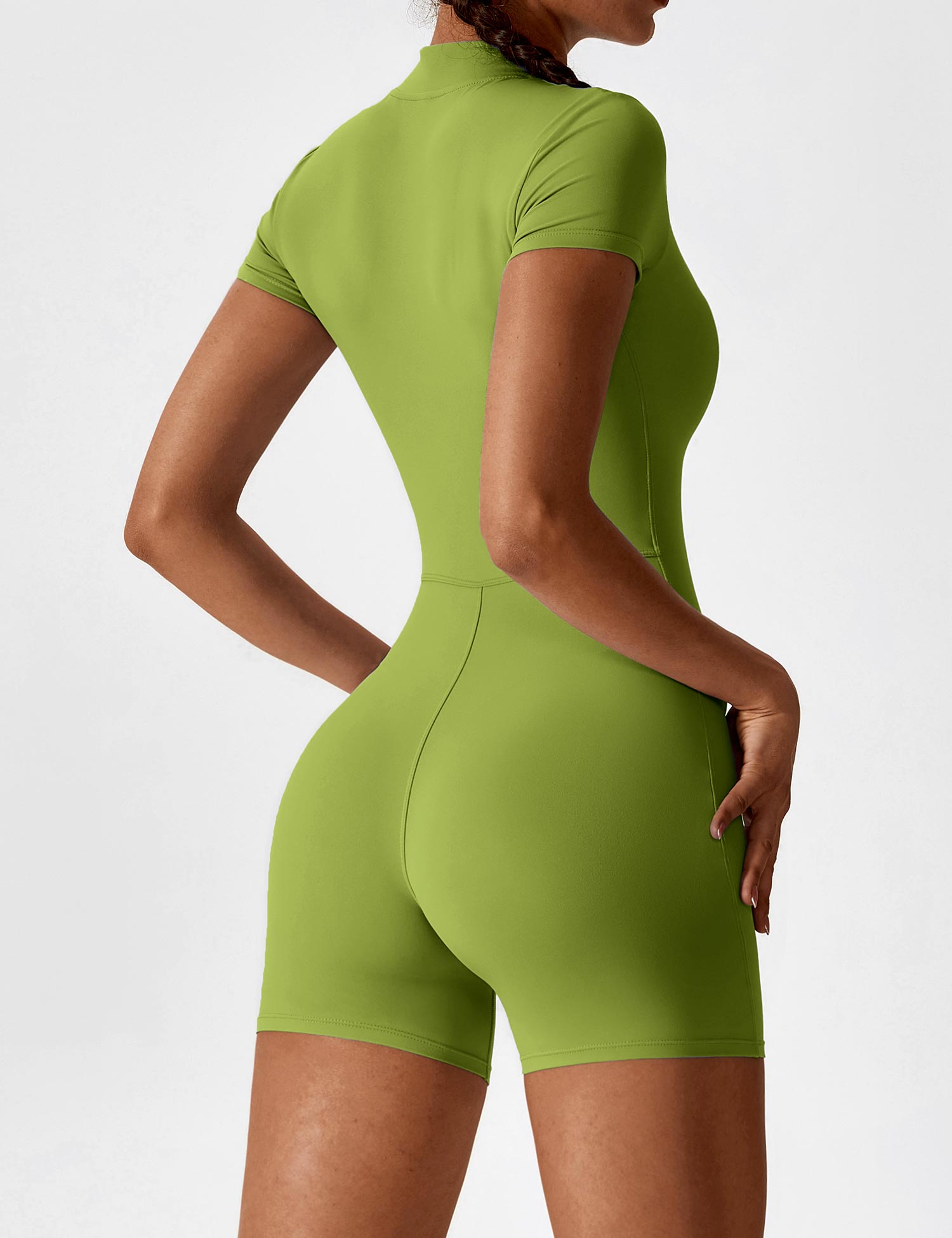 Yeoreo Short Sleeve Zipper Romper