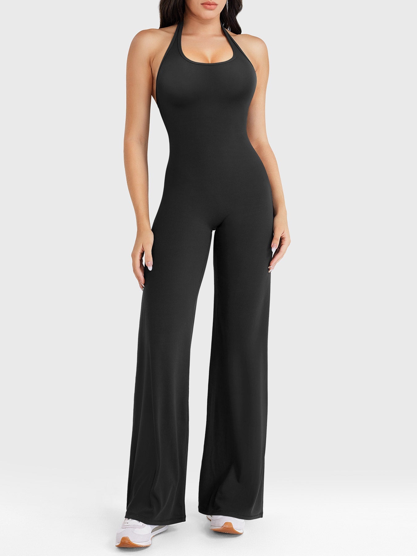 Yeoreo Cathylie Halter Straight Leg Jumpsuit