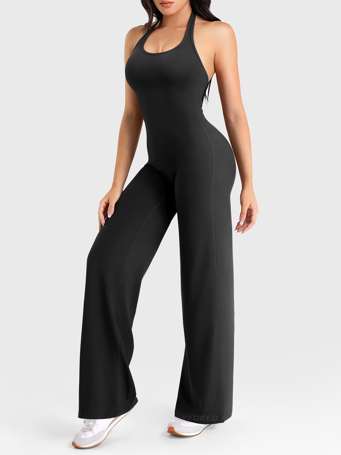 Yeoreo Cathylie Halter Straight Leg Jumpsuit