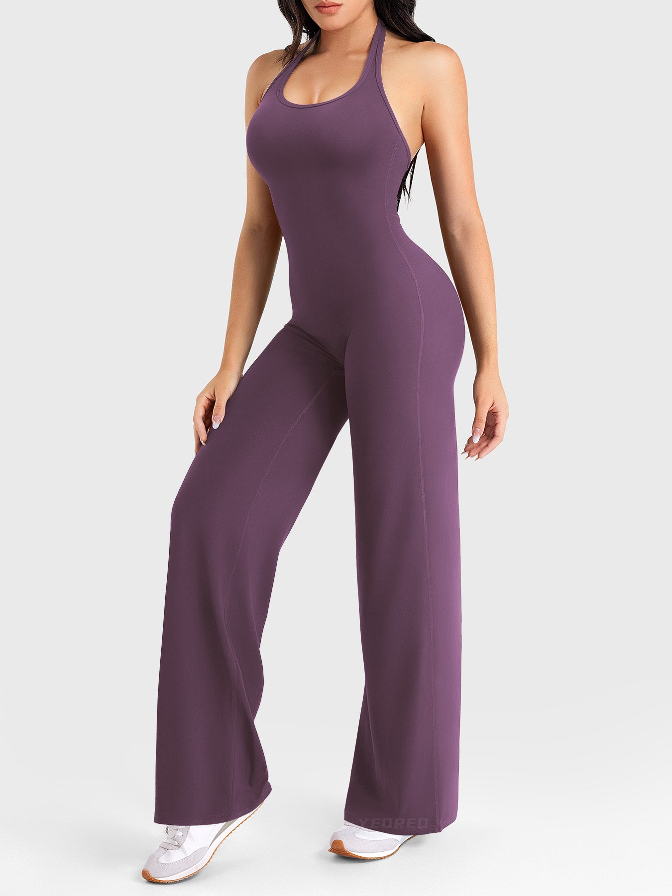 Yeoreo Cathylie Halter Straight Leg Jumpsuit
