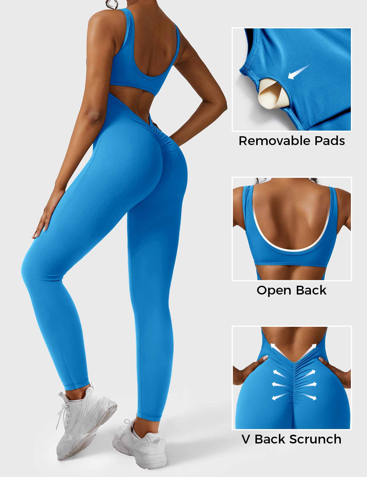 Yeoreo Lizvette V-Back Jumpsuit