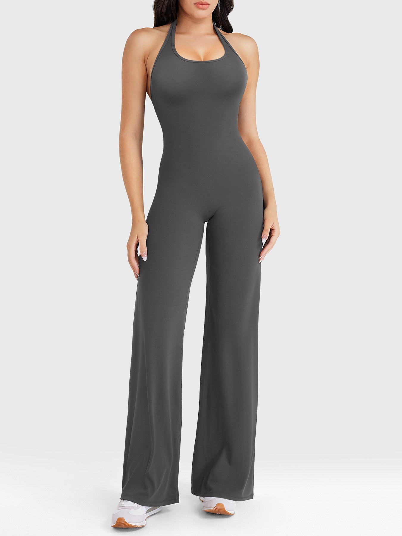 Yeoreo Cathylie Halter Straight Leg Jumpsuit