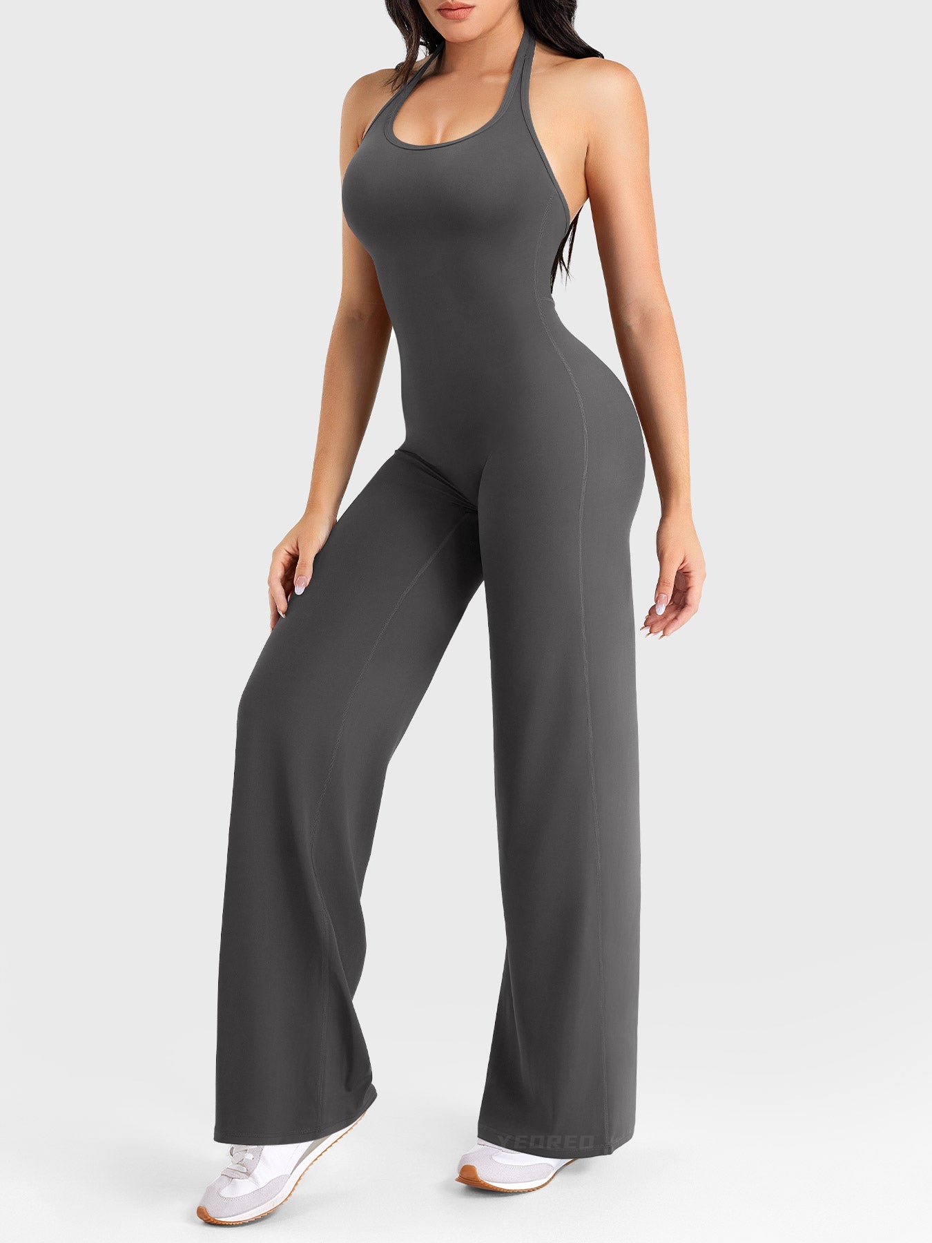 Yeoreo Cathylie Halter Straight Leg Jumpsuit