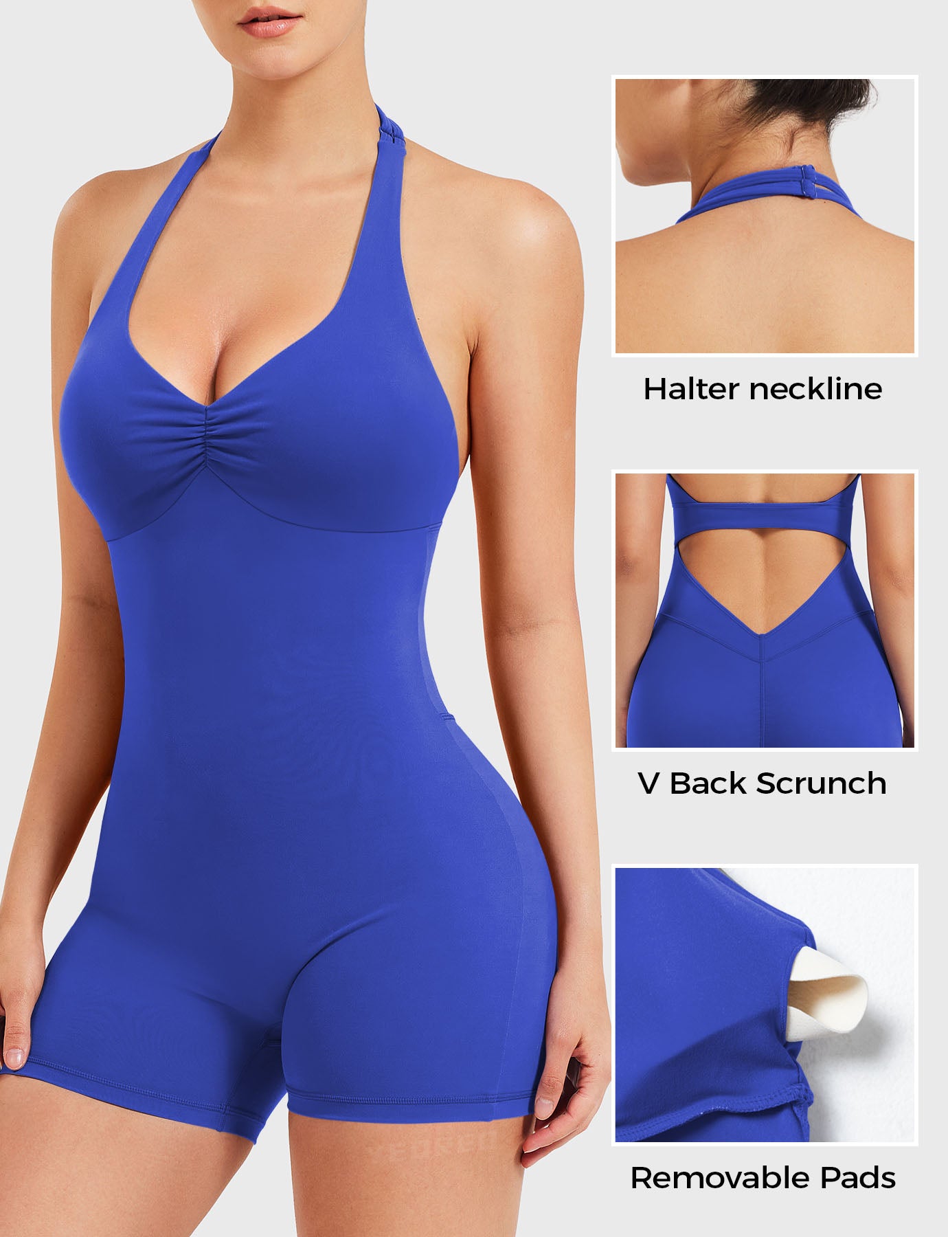 Yeoreo Joceline Backless Halter Romper