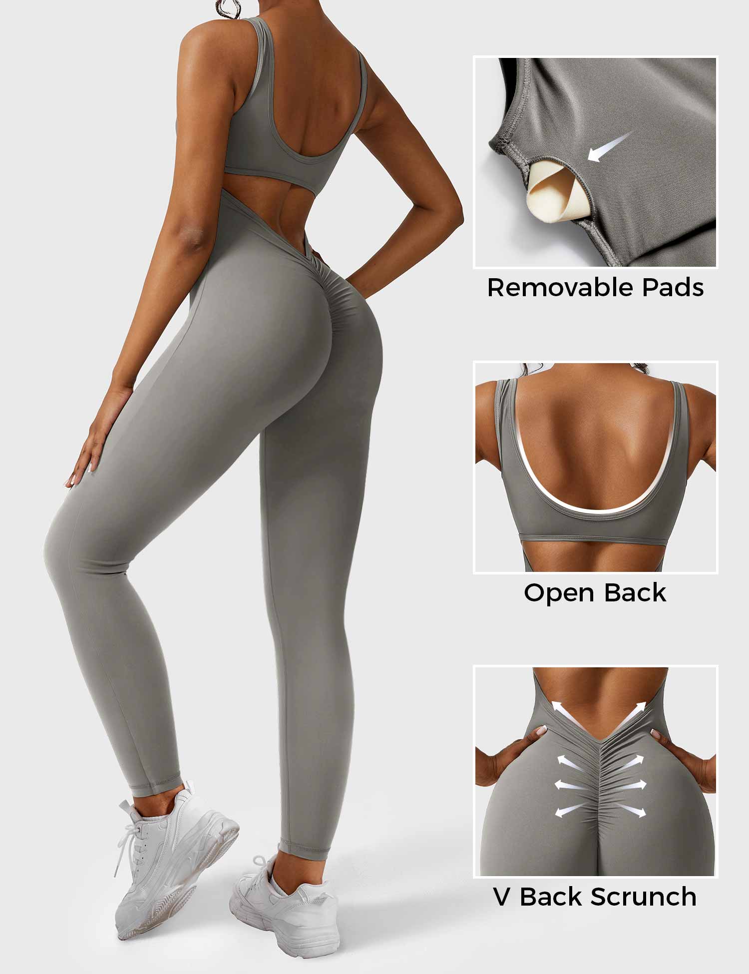 Yeoreo Lizvette V-Back Jumpsuit