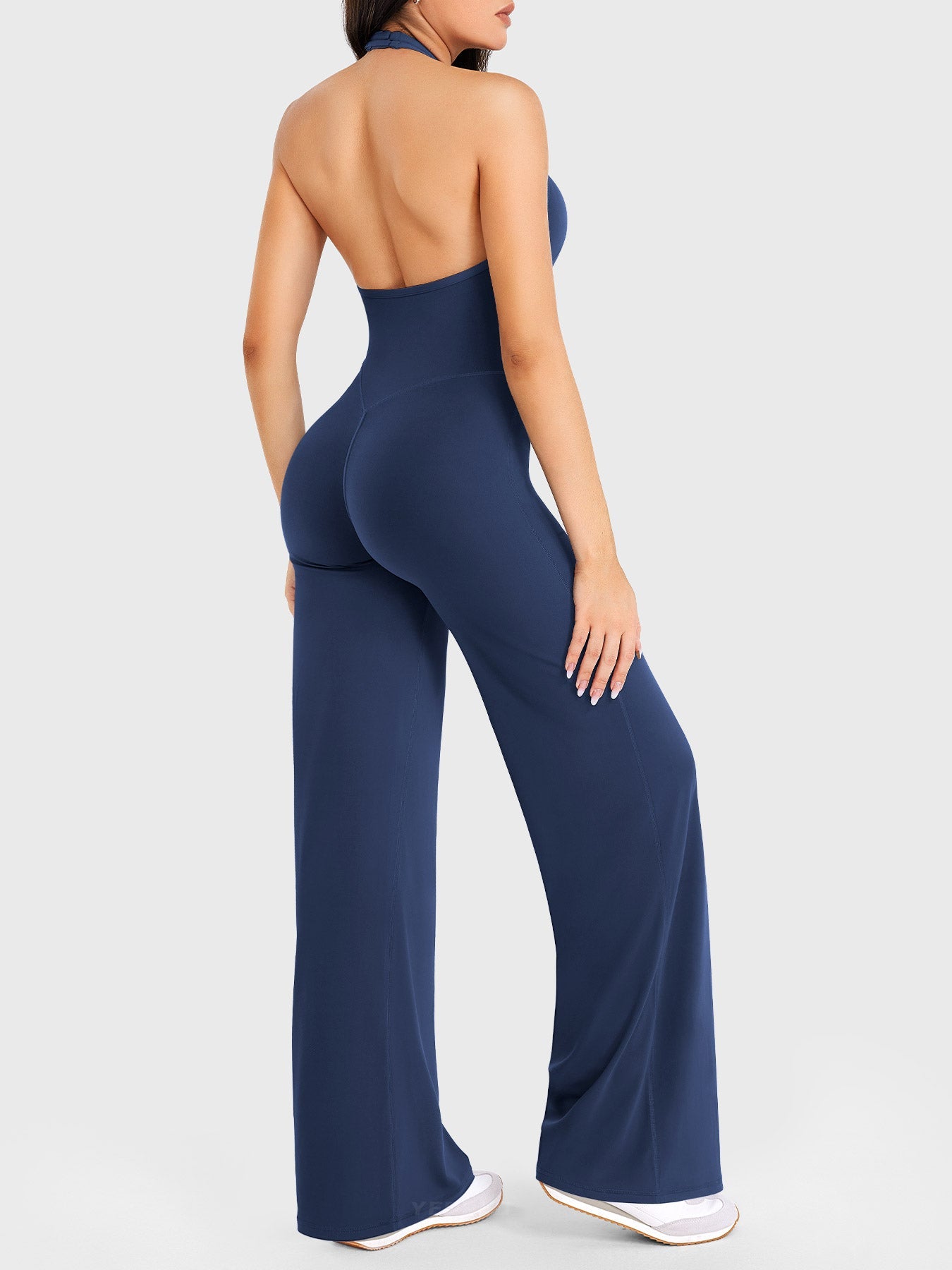 Yeoreo Cathylie Halter Straight Leg Jumpsuit