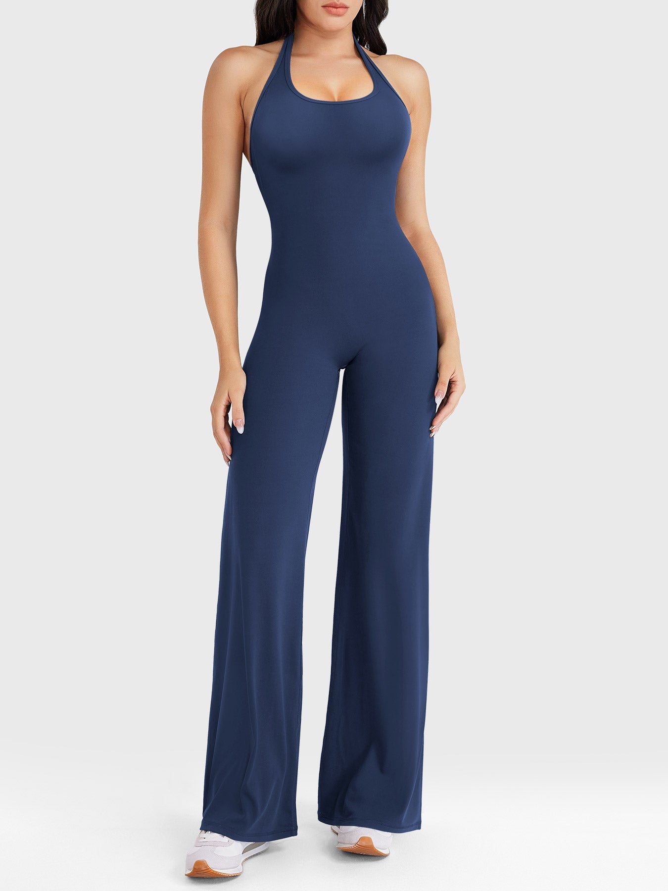Yeoreo Cathylie Halter Straight Leg Jumpsuit