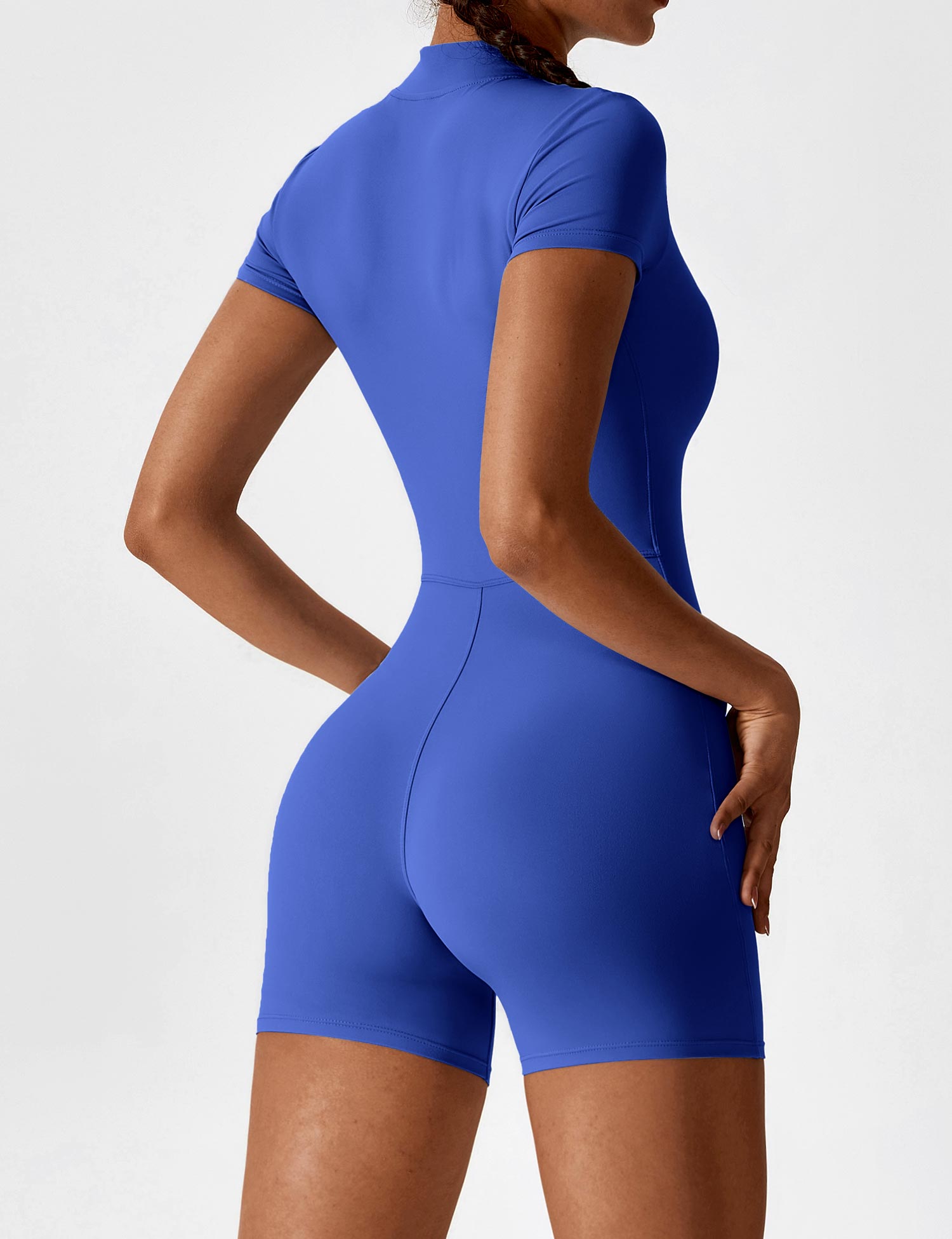 Yeoreo Short Sleeve Zipper Romper