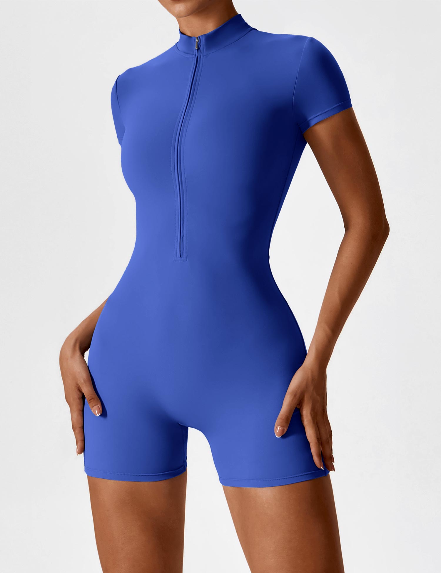 Yeoreo Short Sleeve Zipper Romper