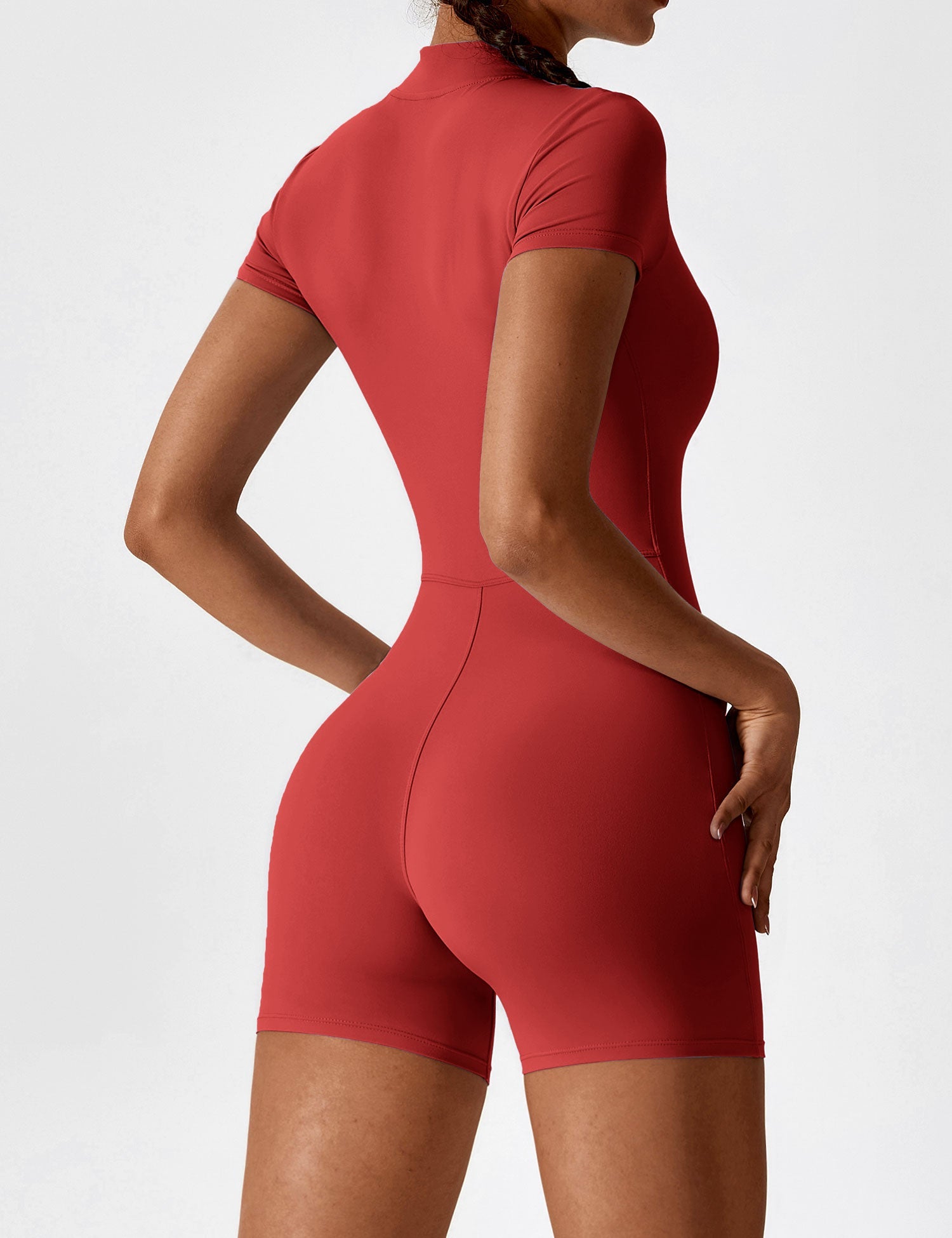 Yeoreo Short Sleeve Zipper Romper