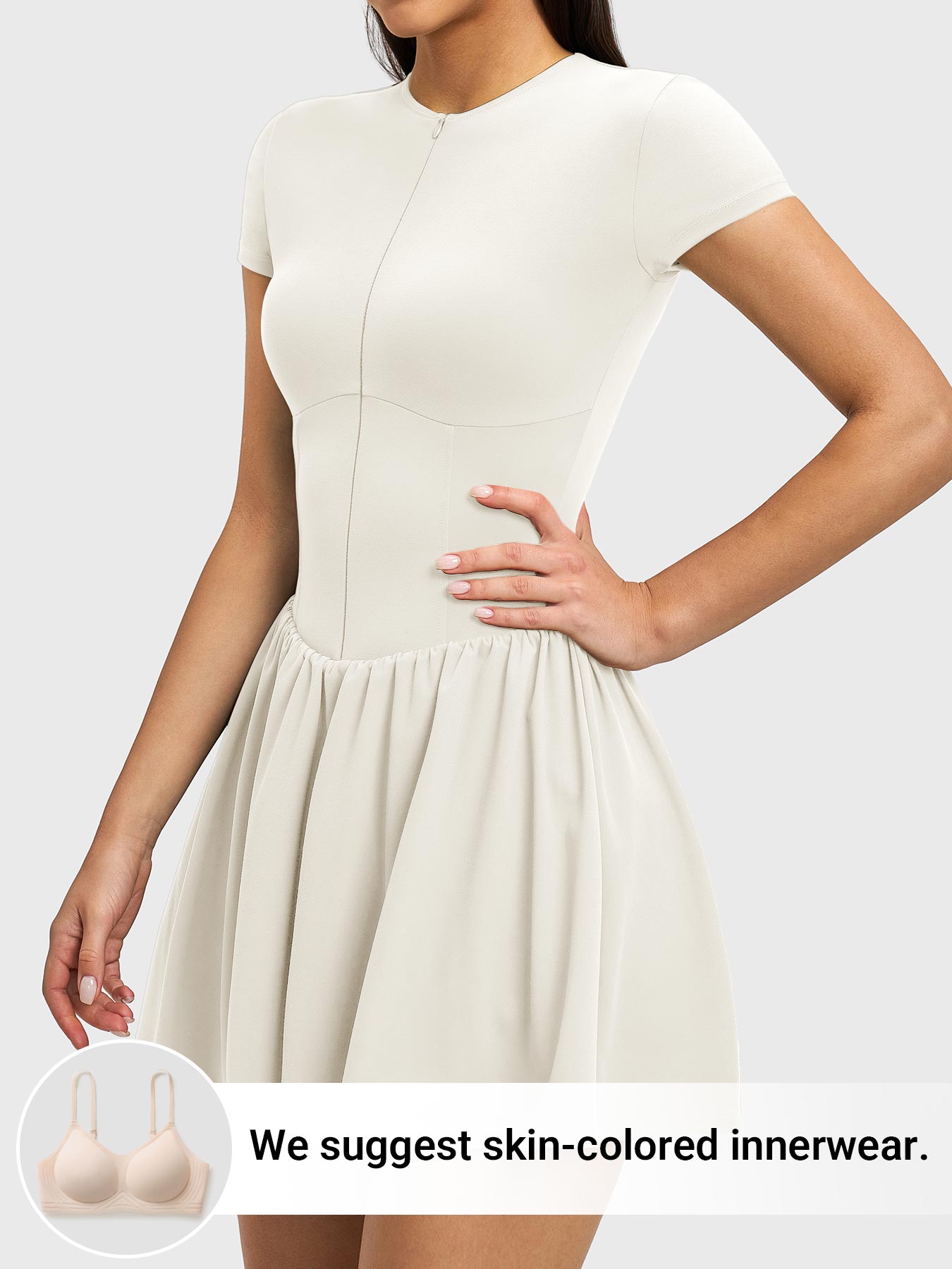 Yeoreo Elva Zip Front Tennis Dress