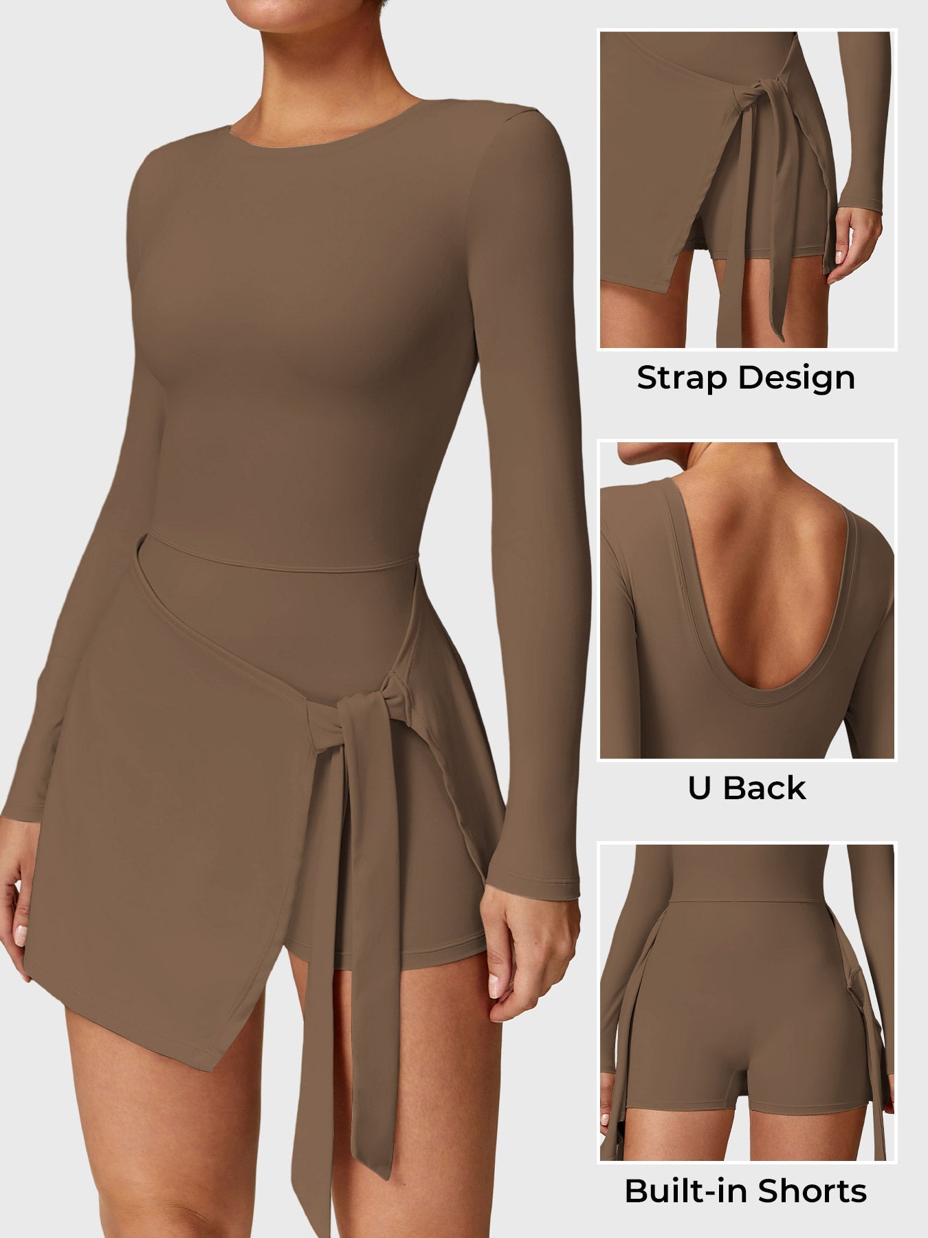 Yeoreo Renee Long Sleeve Tennis Dress