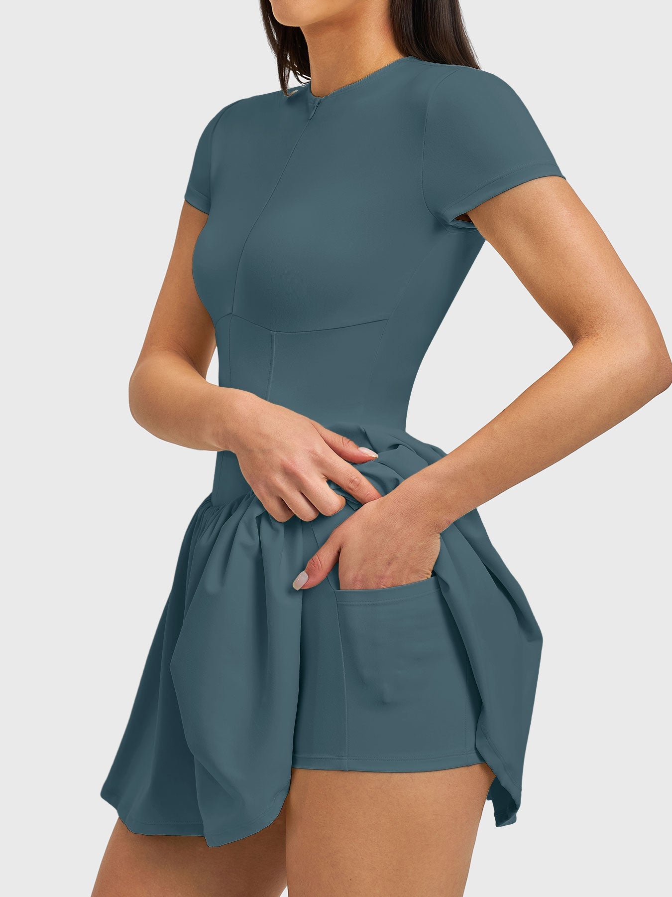 Yeoreo Elva Zip Front Tennis Dress