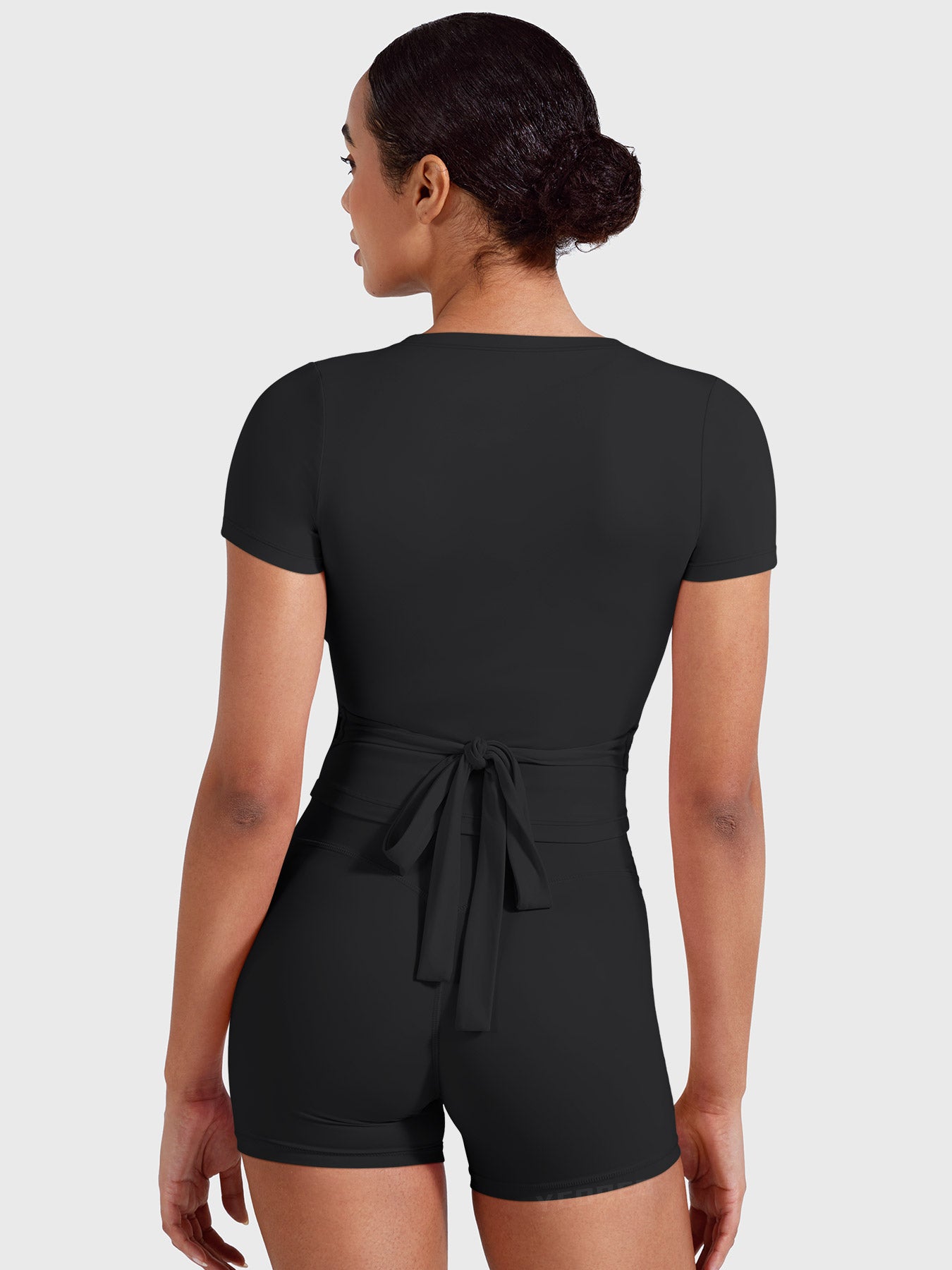 Yeoreo Denaiy Short Sleeve Ballet Wrap Top