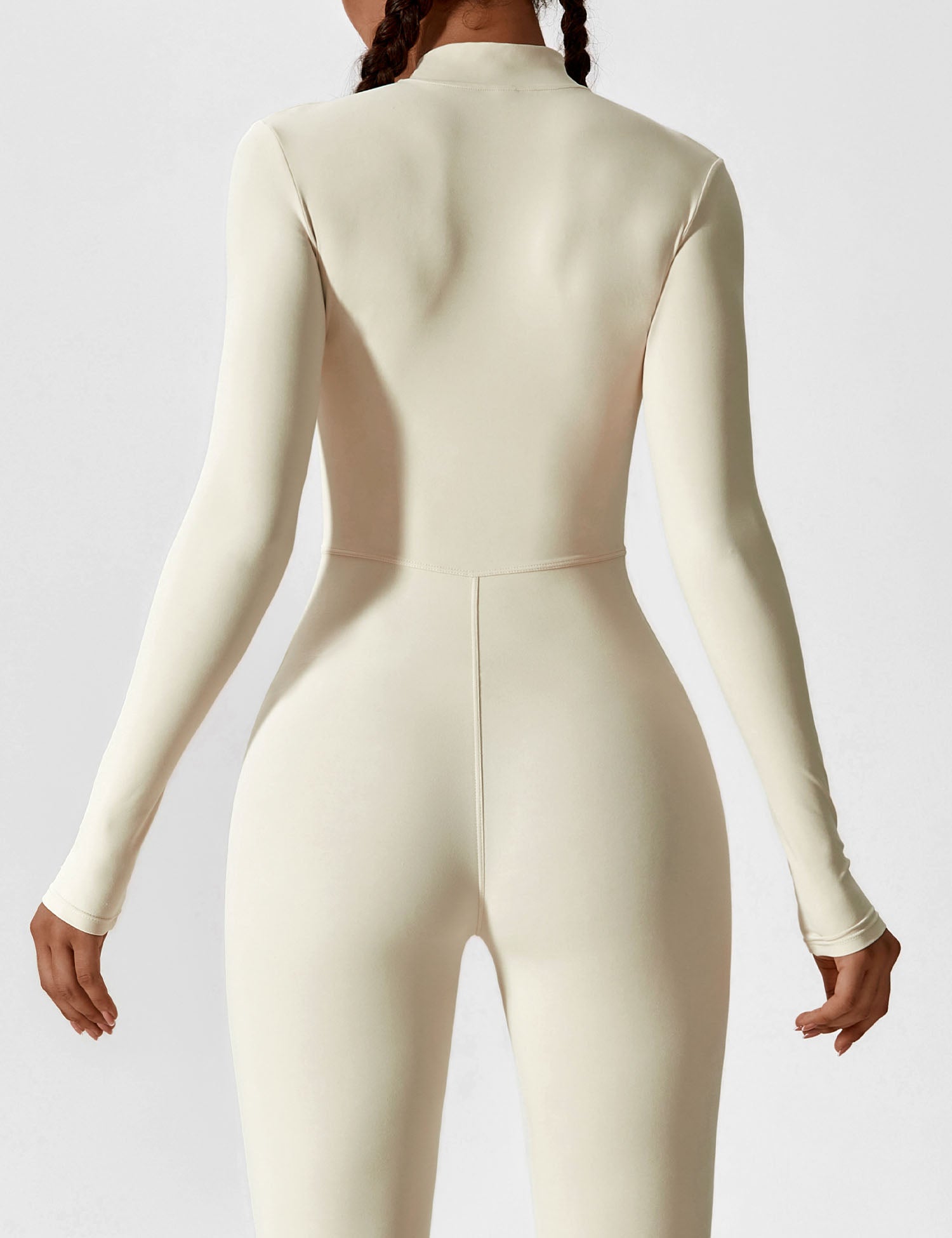 Yeoreo Long Sleeve Zipper Jumpsuit