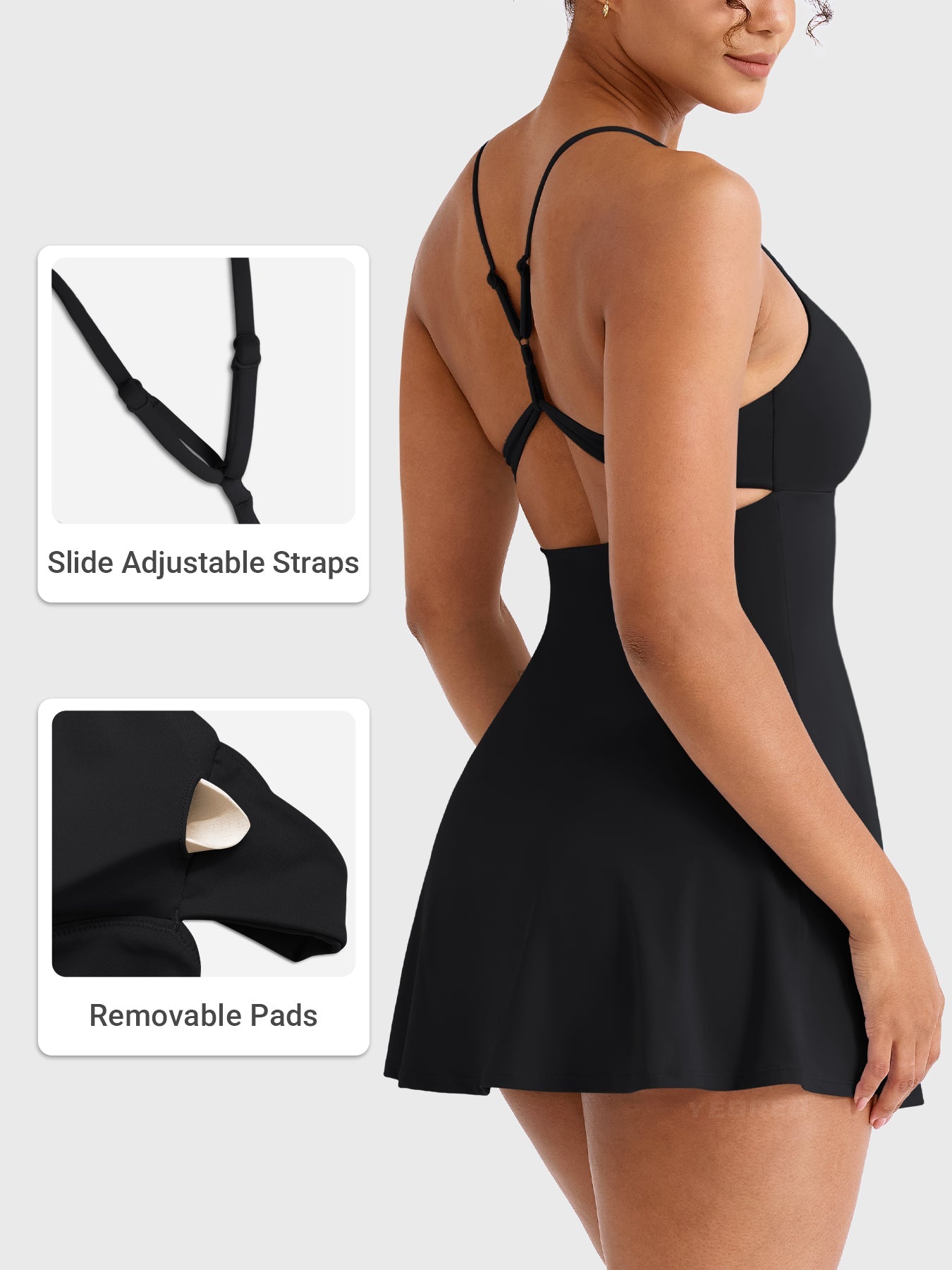 Yeoreo Helana Backless Tennis Dress