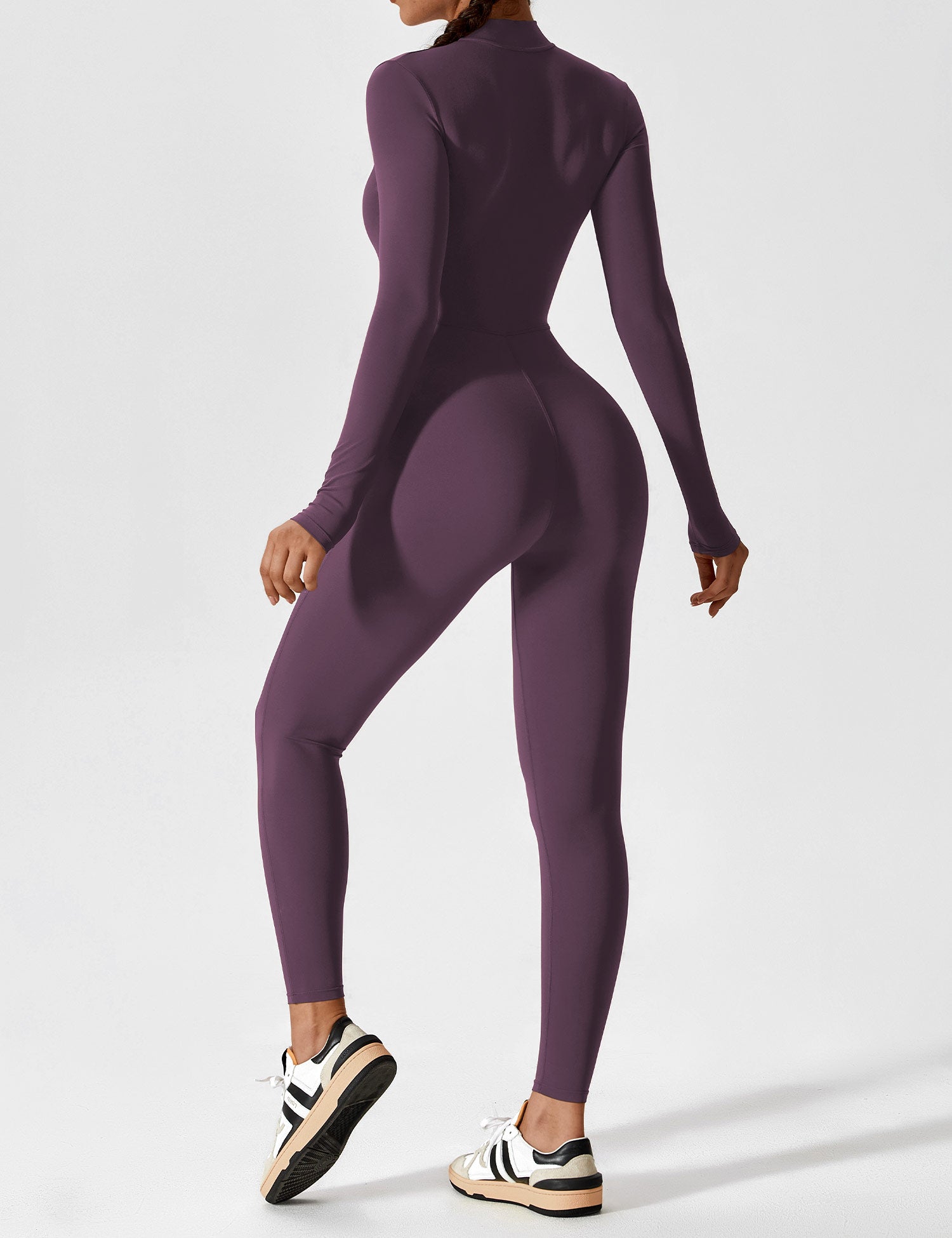 Yeoreo Long Sleeve Zipper Jumpsuit