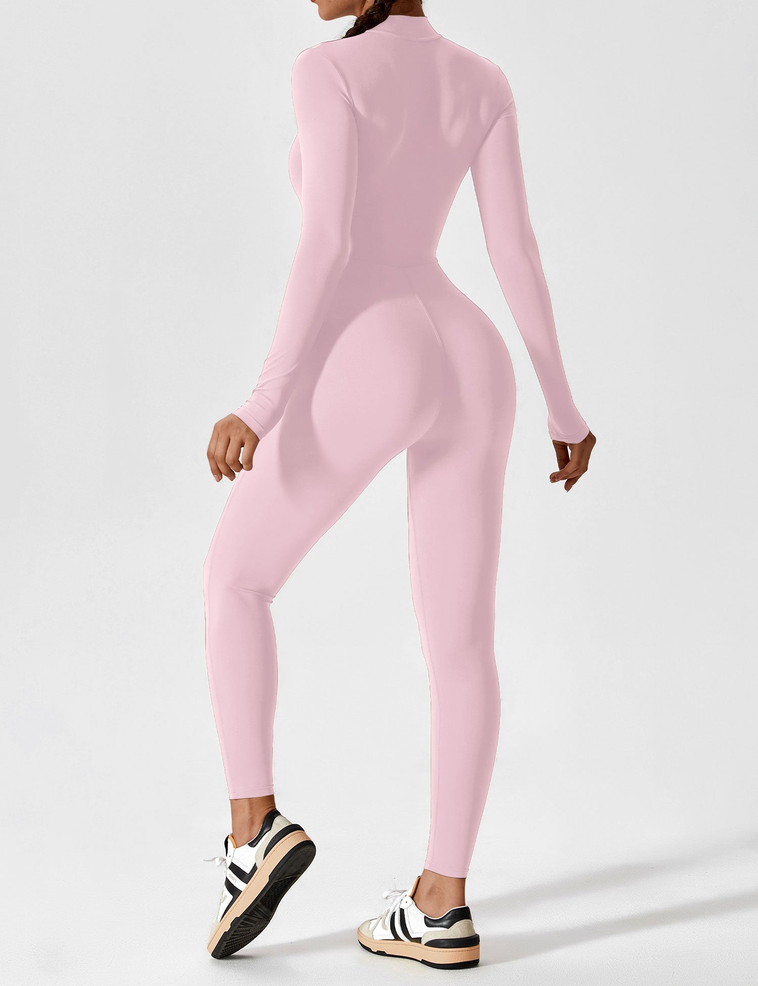 Yeoreo Long Sleeve Zipper Jumpsuit