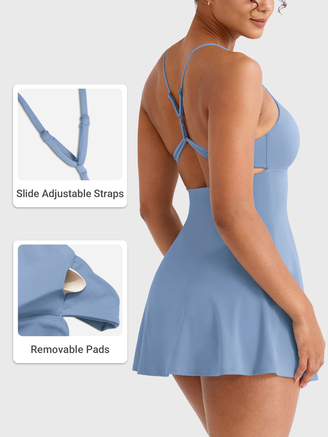 Yeoreo Helana Backless Tennis Dress