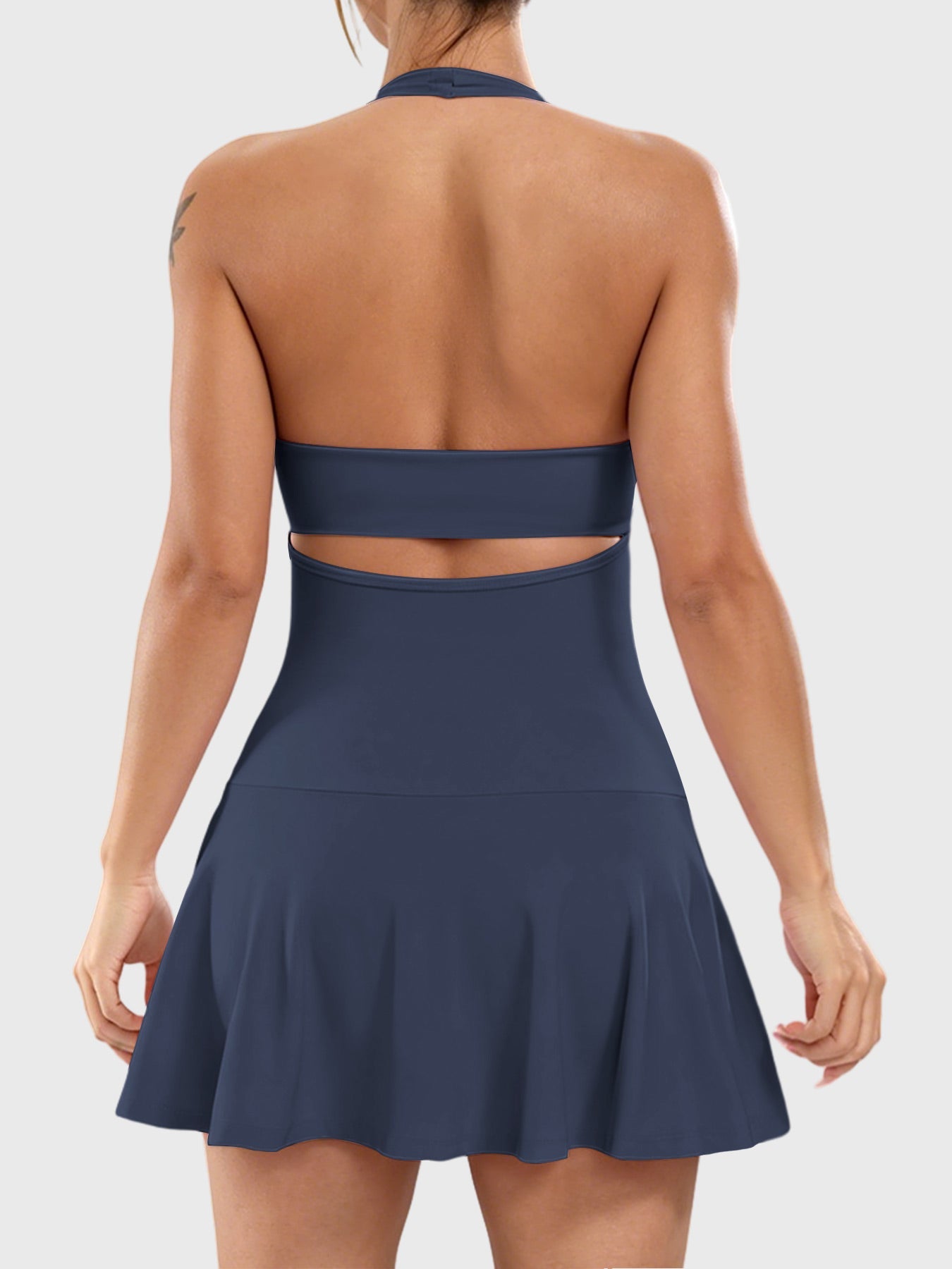 Yeoreo Nacyie Open Back Halter Tennis Dress