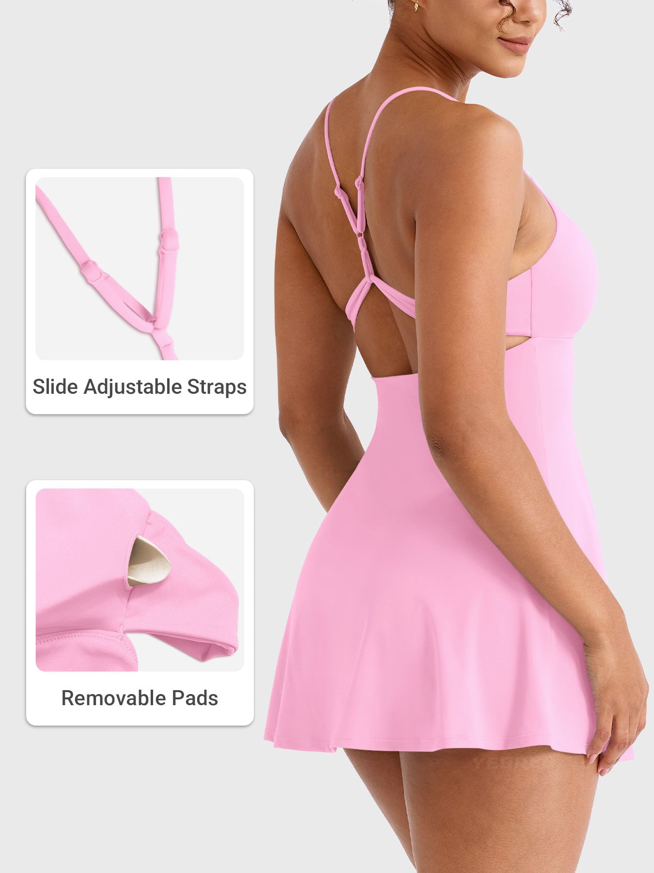 Yeoreo Helana Backless Tennis Dress