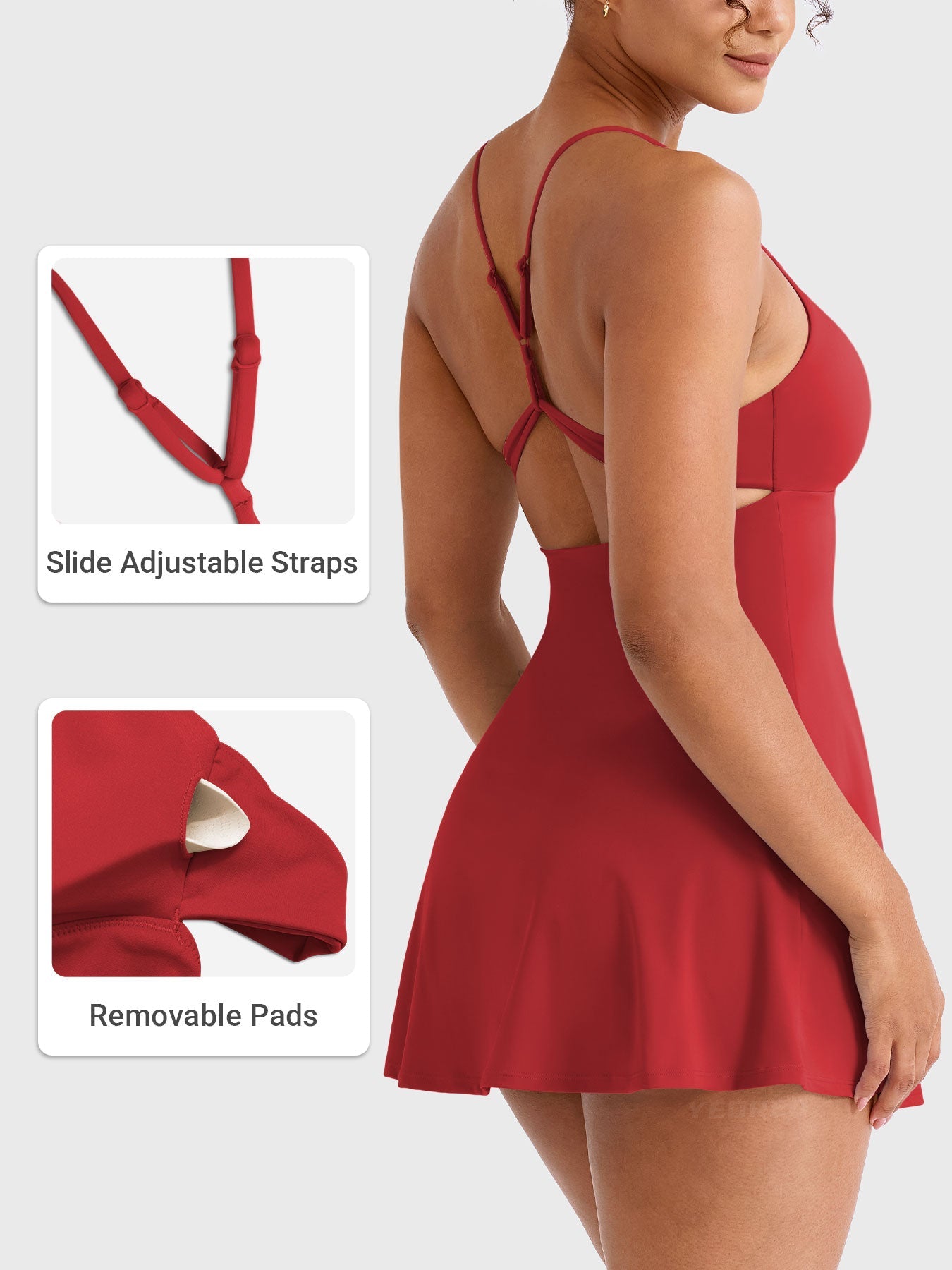 Yeoreo Helana Backless Tennis Dress